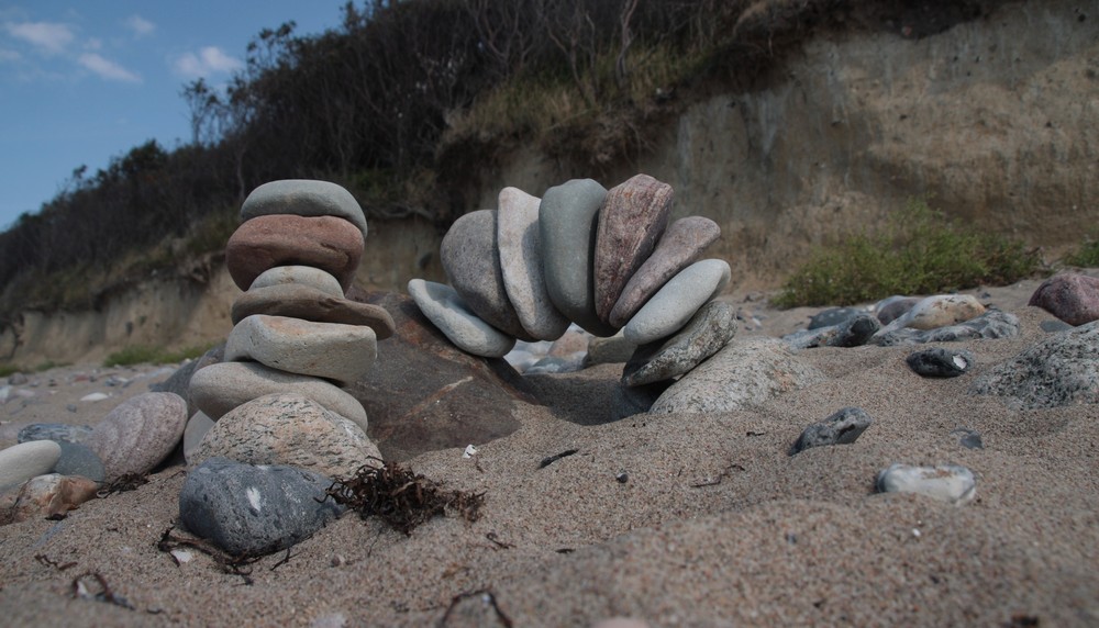 Steilküste im  Norden von Rügen