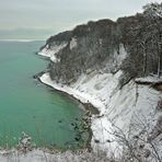 Steilküste im Winter