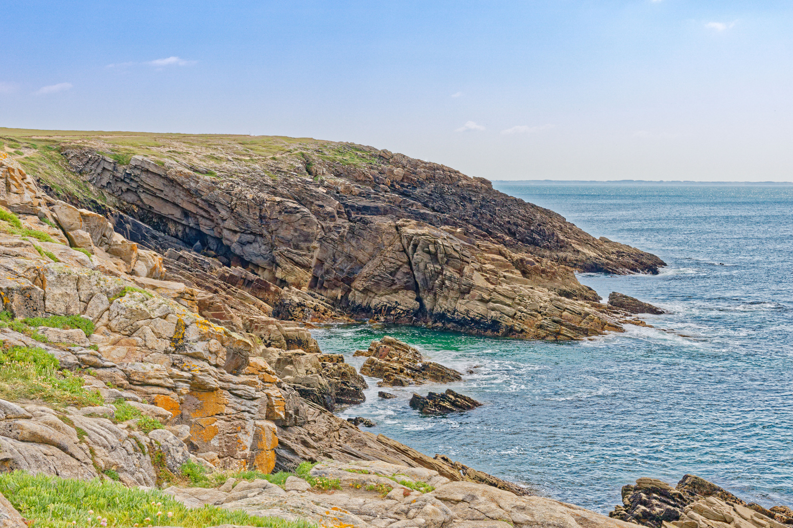 Steilküste in der Bretagne