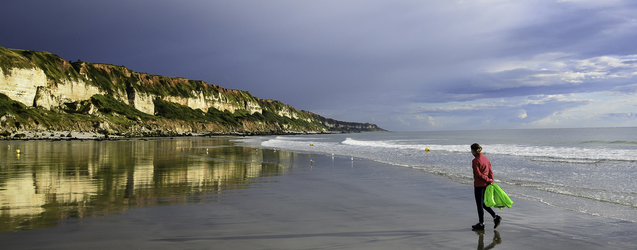 Steilküste in der Nähe von Etretat