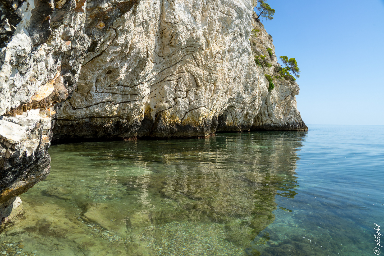 Steilküste in Gargano