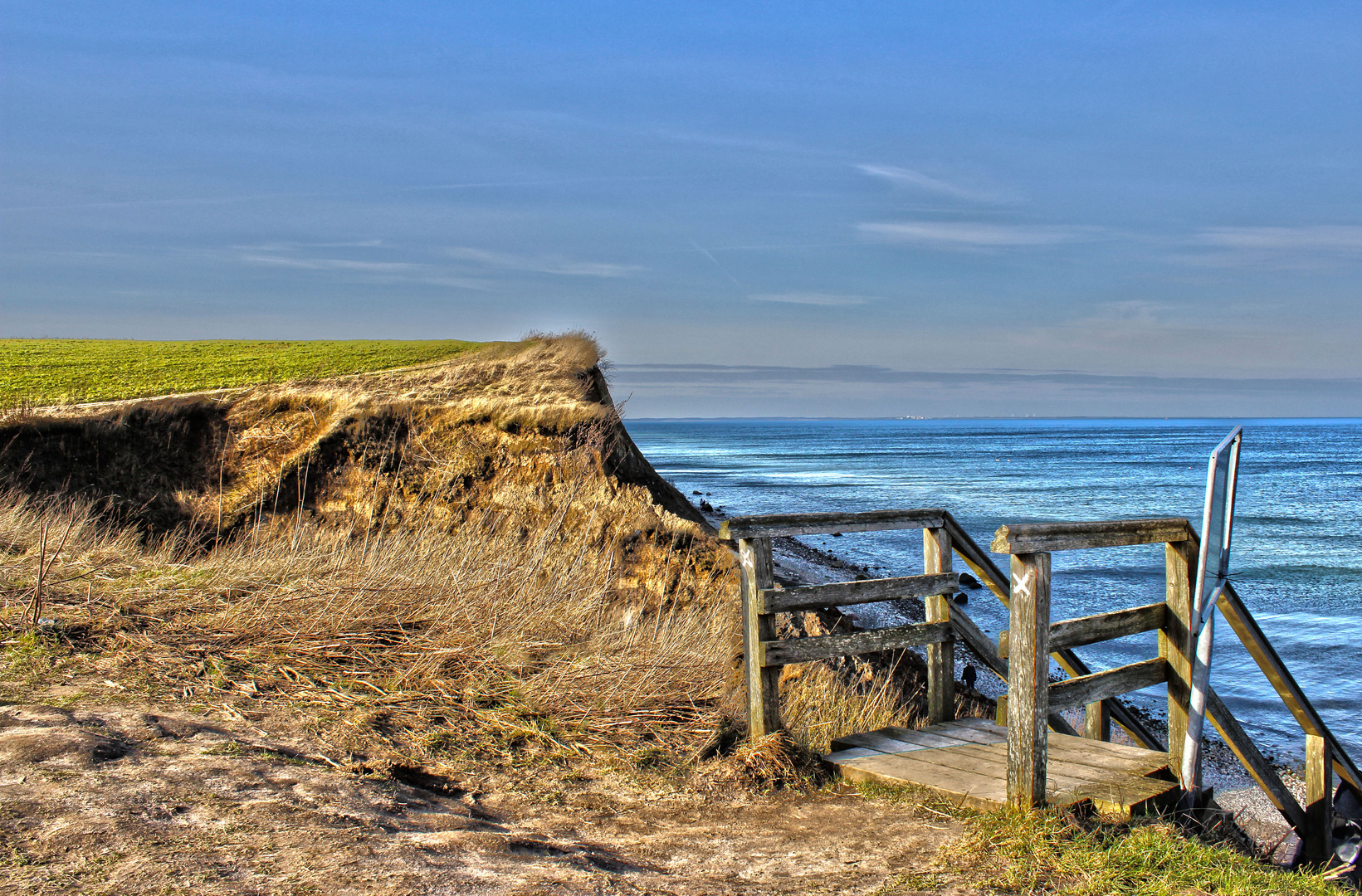 Steilküste - Ostsee - HDR