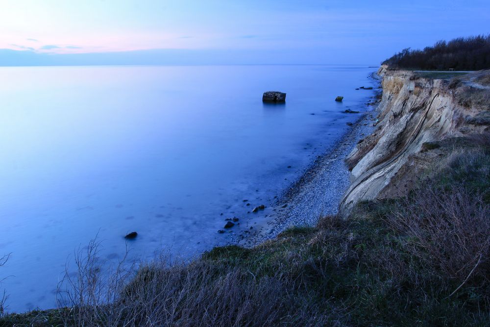 Steilküste und Bunker