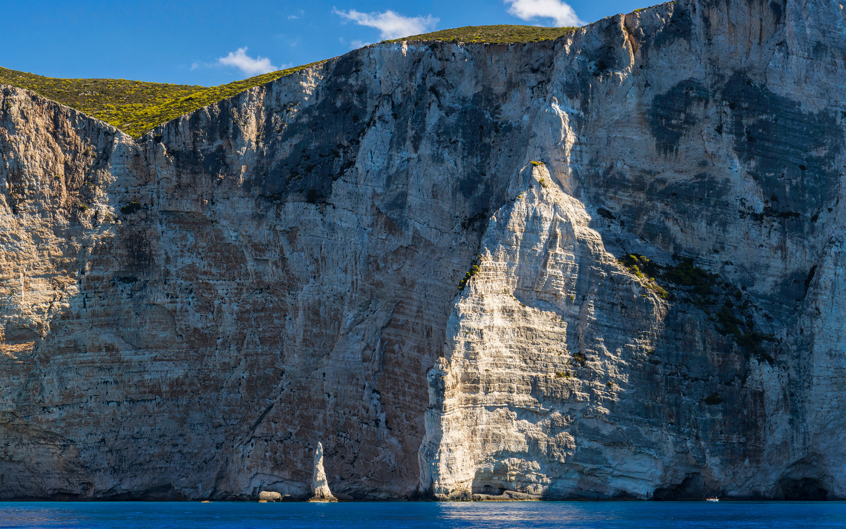 Steilküsten im Südwesten von Zakynthos