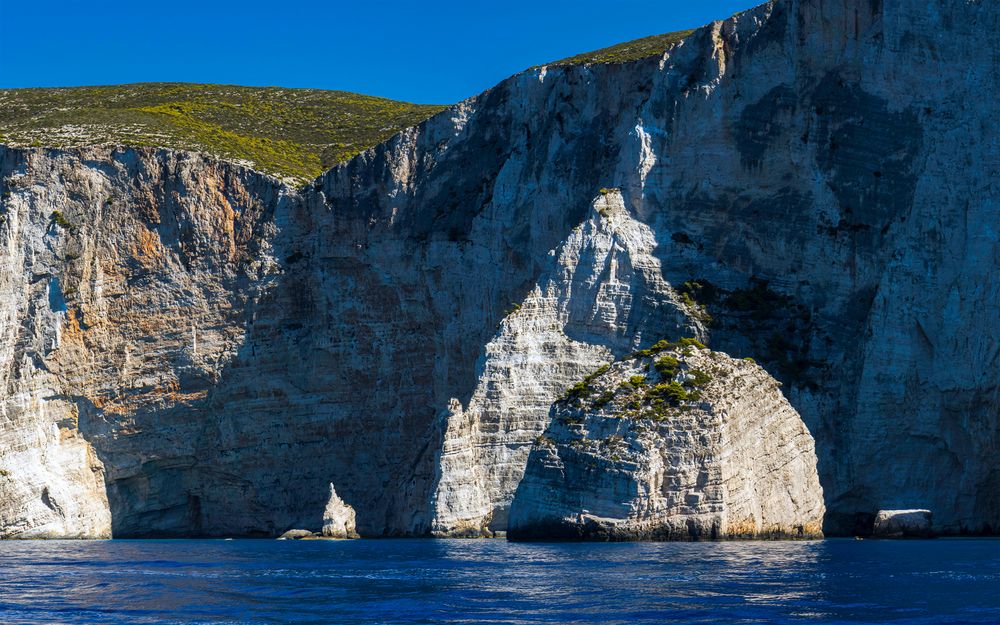 Steilküsten im Südwesten von Zakynthos