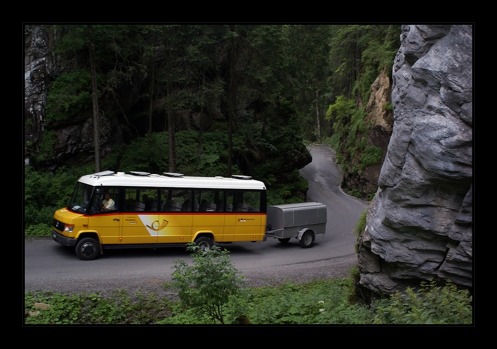 steilste Postauto-Strecke Europas