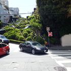 Steilste und kurvenreichster Straßenabschnitt der Lombard Street