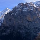 Steilwand der Jungfrau (Schwarzmönch) ins Lauterbrunnental