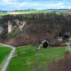 Steilwand im Schweizer Jura