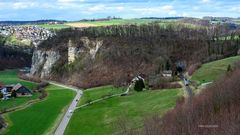 Steilwand im Schweizer Jura