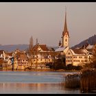 Stein am Rhein im Morgenlicht