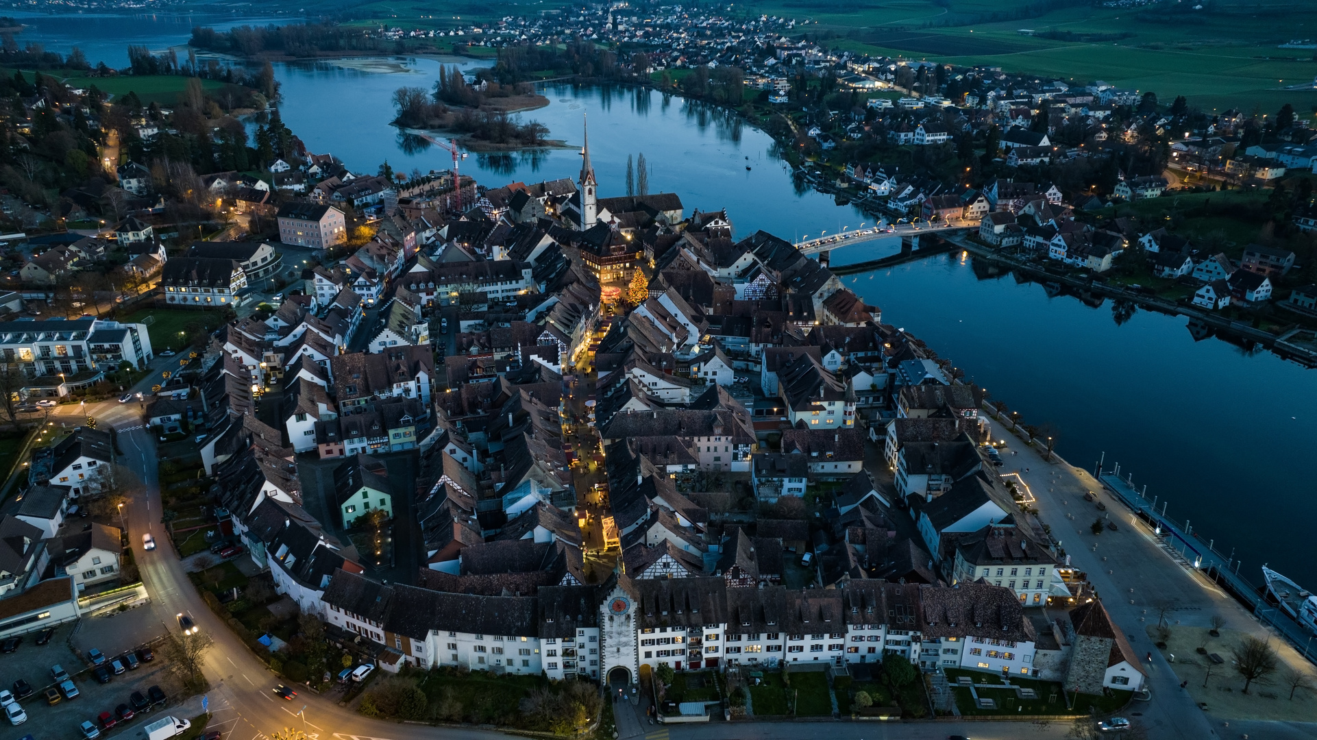 Stein am Rhein, Weihnachtsmarkt, Dez 2022