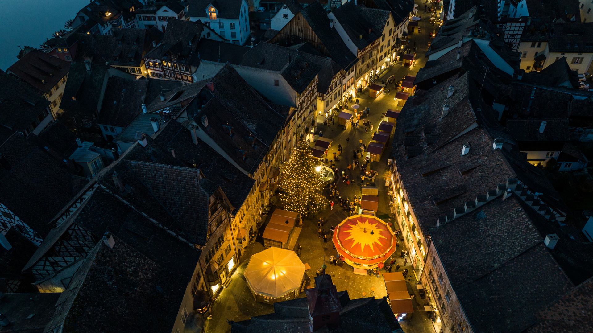 Stein am Rhein, Weihnachtsmarkt, Dez 2022