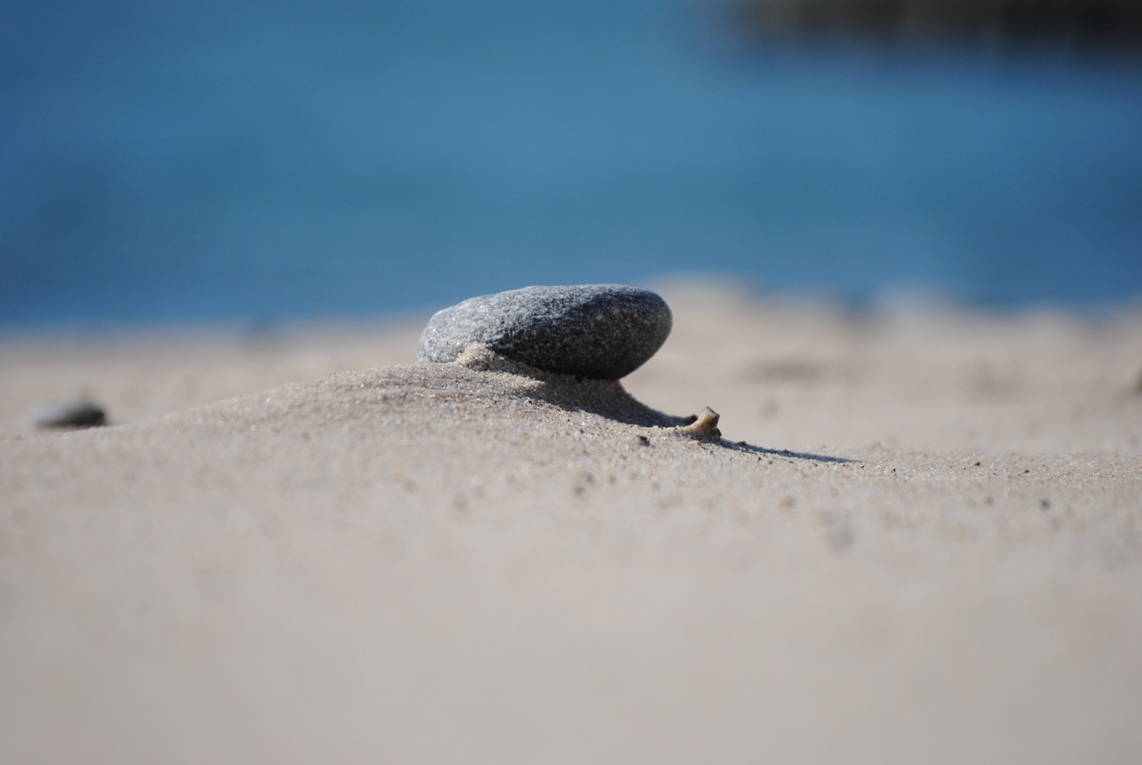 Stein am Strand