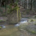 Stein im leichten Dunst