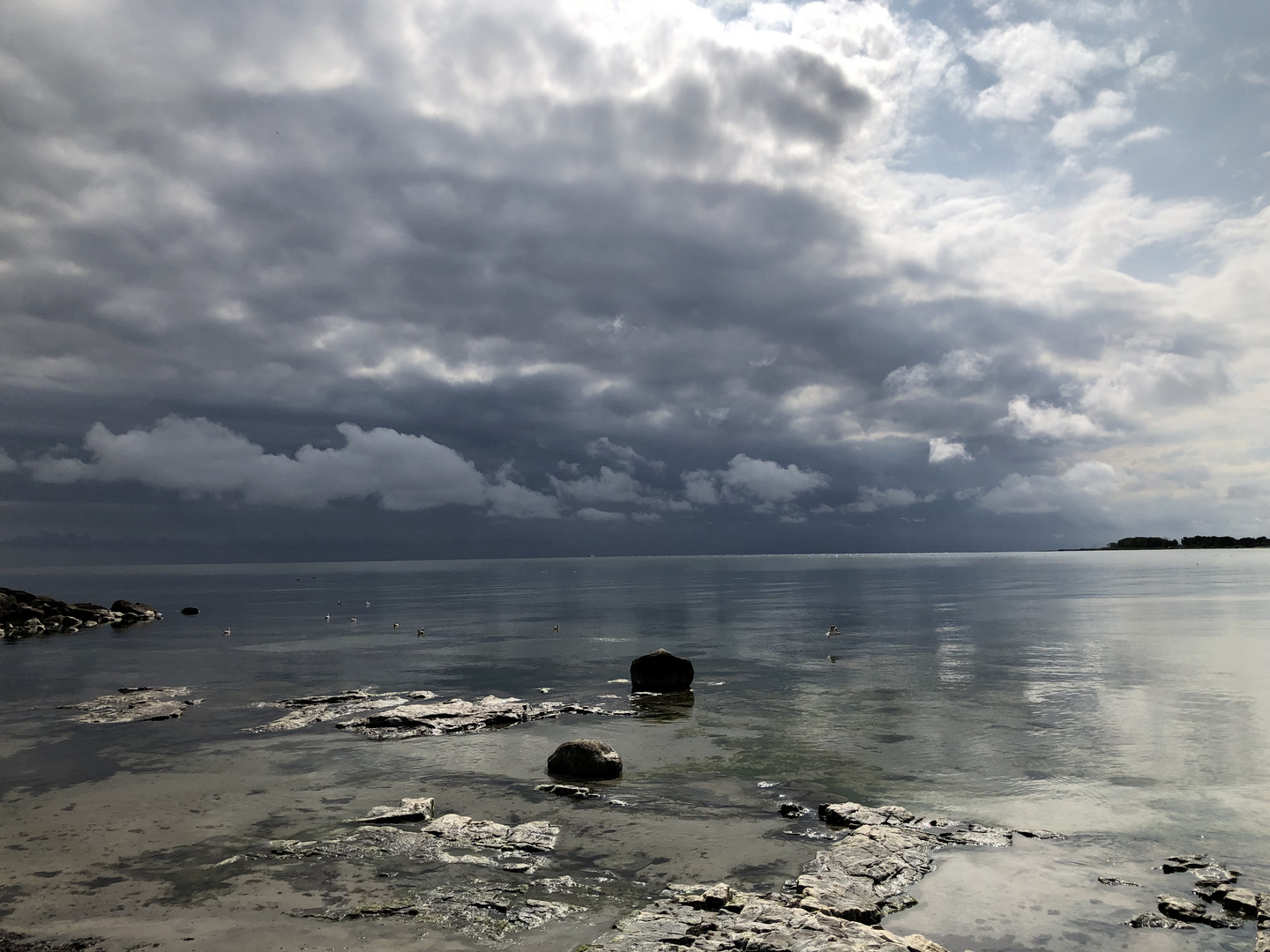 Stein im Meer