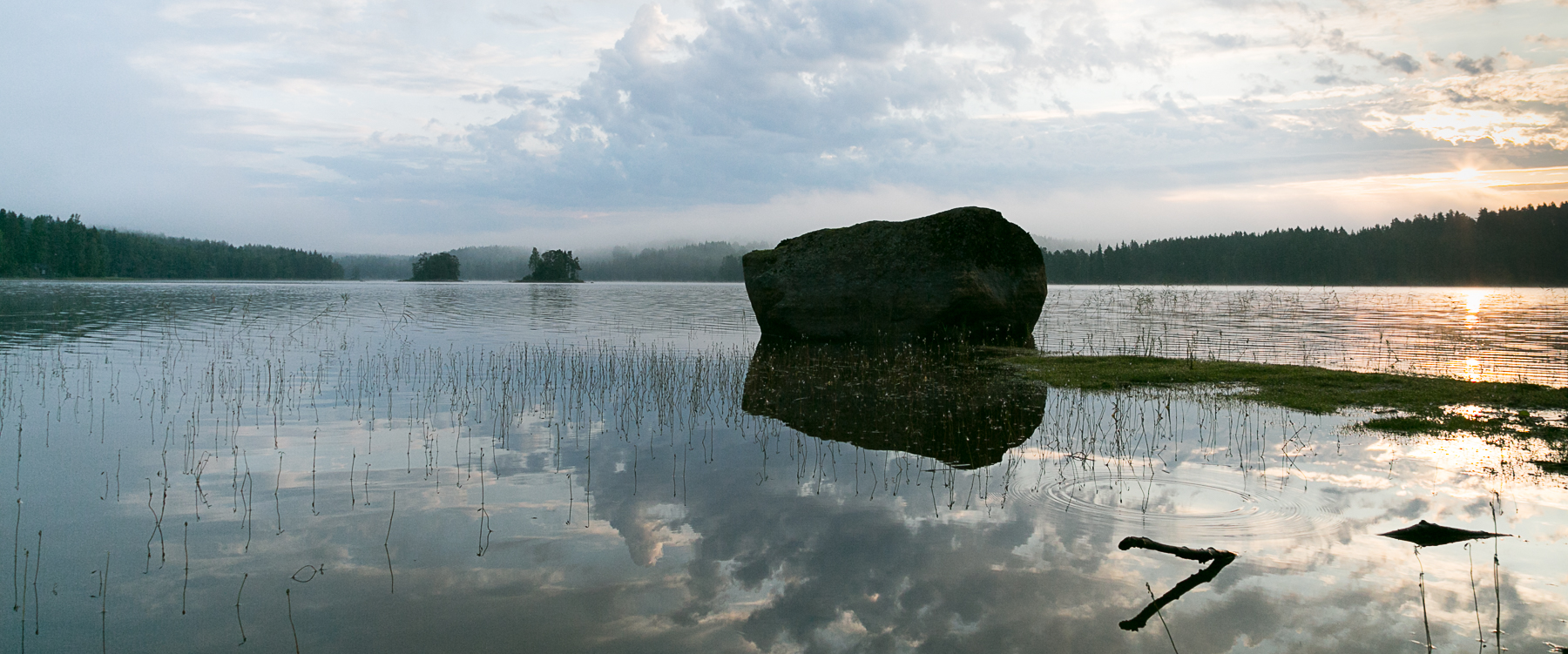 Stein im See 