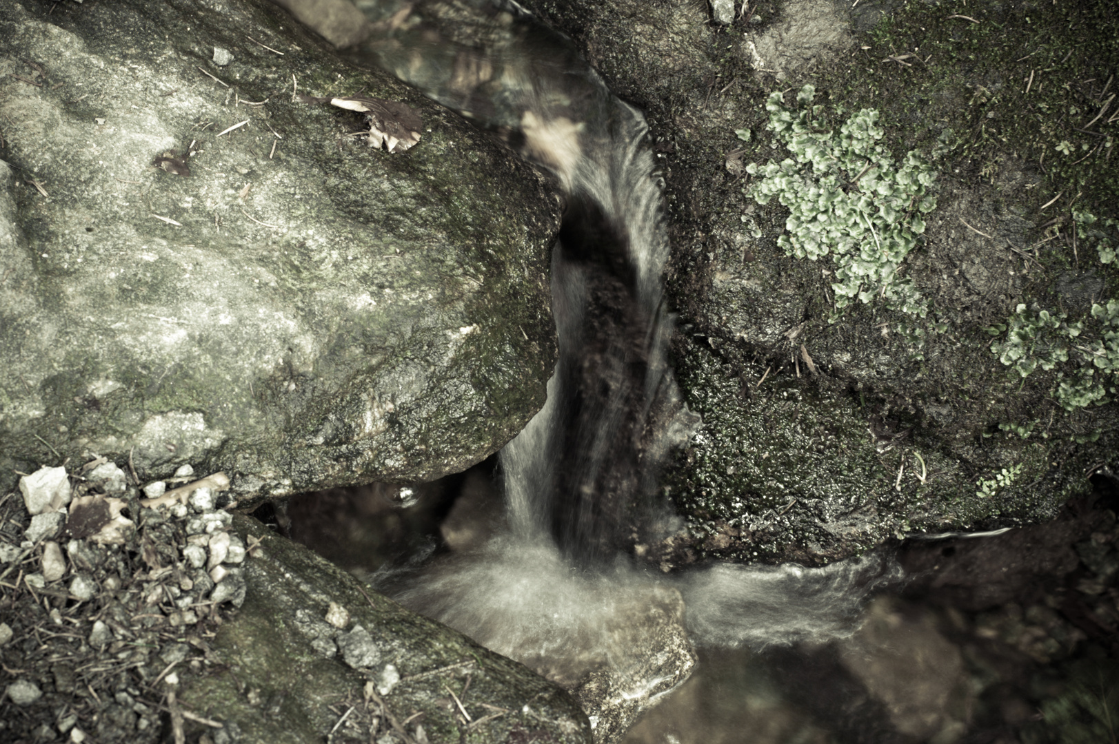 Stein und Wasser