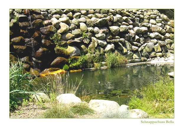 stein wasser und grün :)