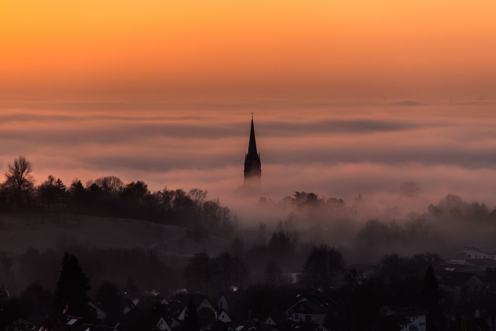 Steinbach im Nebel