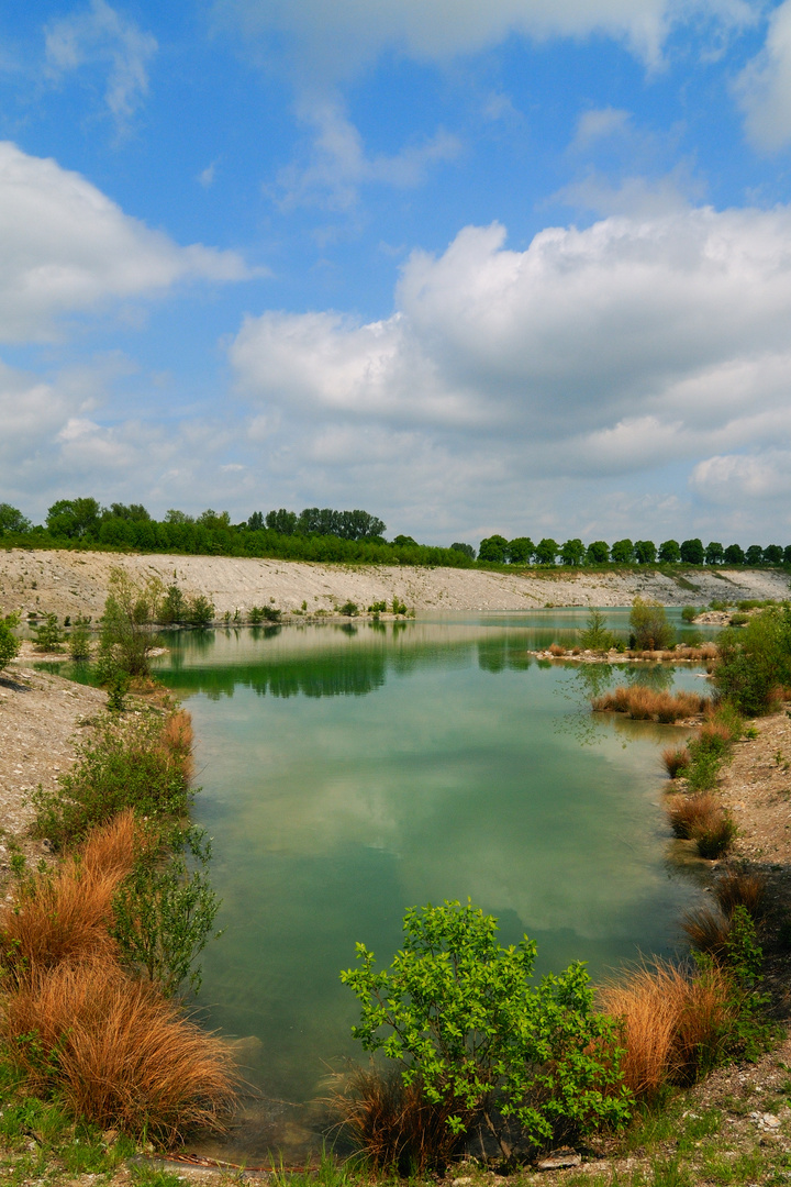 Steinbruch-Landschaft