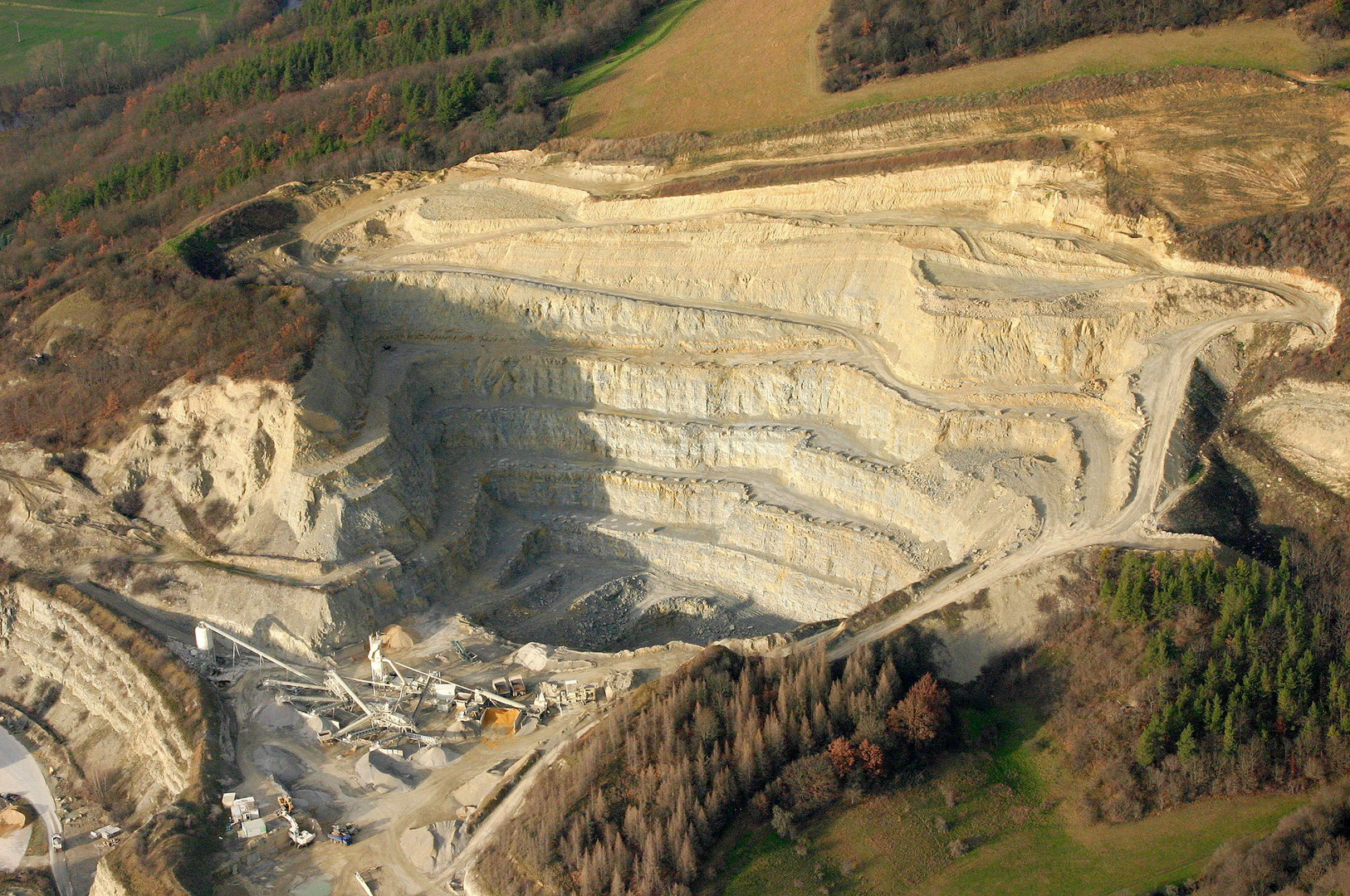 Steinbruch Steudnitz bei Dornburg Foto & Bild industrie und technik, bergbau, tagebau Bilder