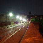 Steinbrücke bei Nacht