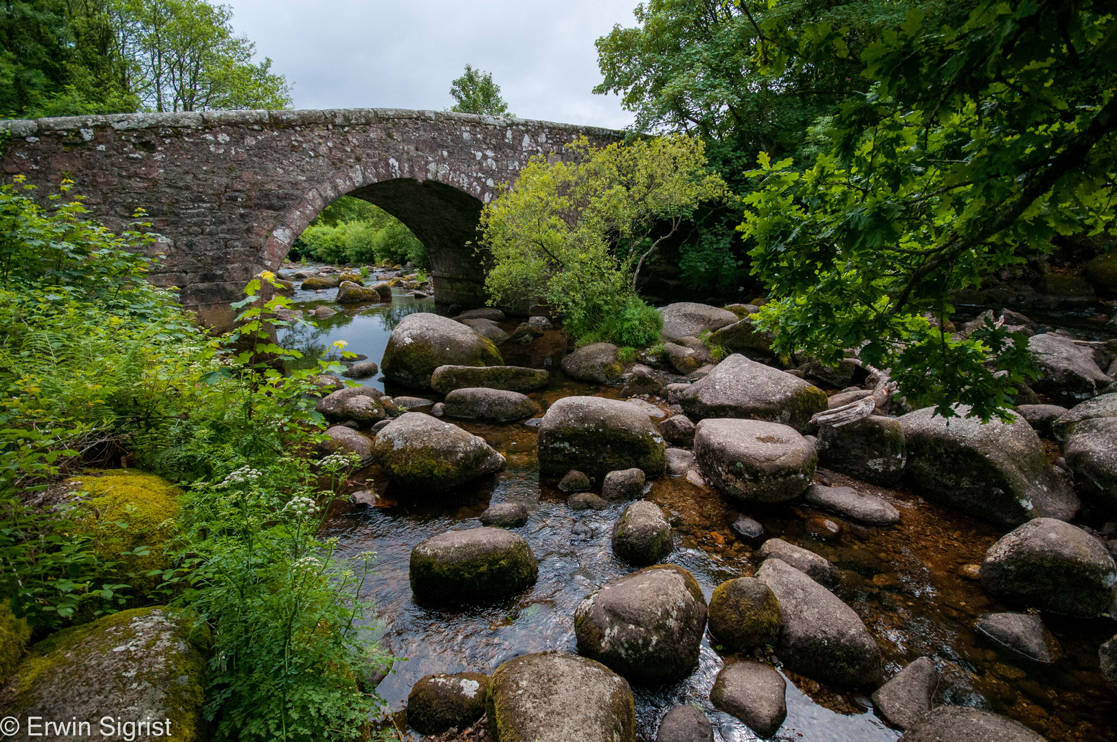 Steinbrücke im Dartmoor NP (Devon / England)