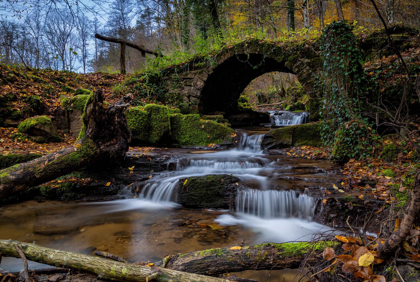 Steinbrücke im Katzenbachtal. Foto & Bild deutschland, europe