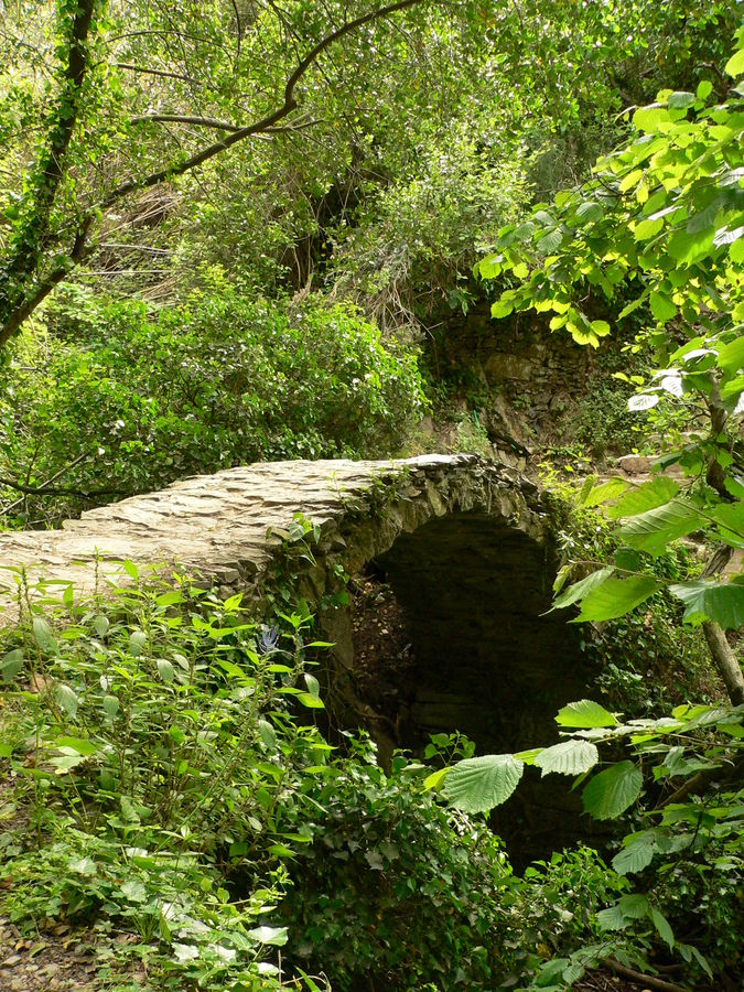 Steinbrücke in der Cinque Terre