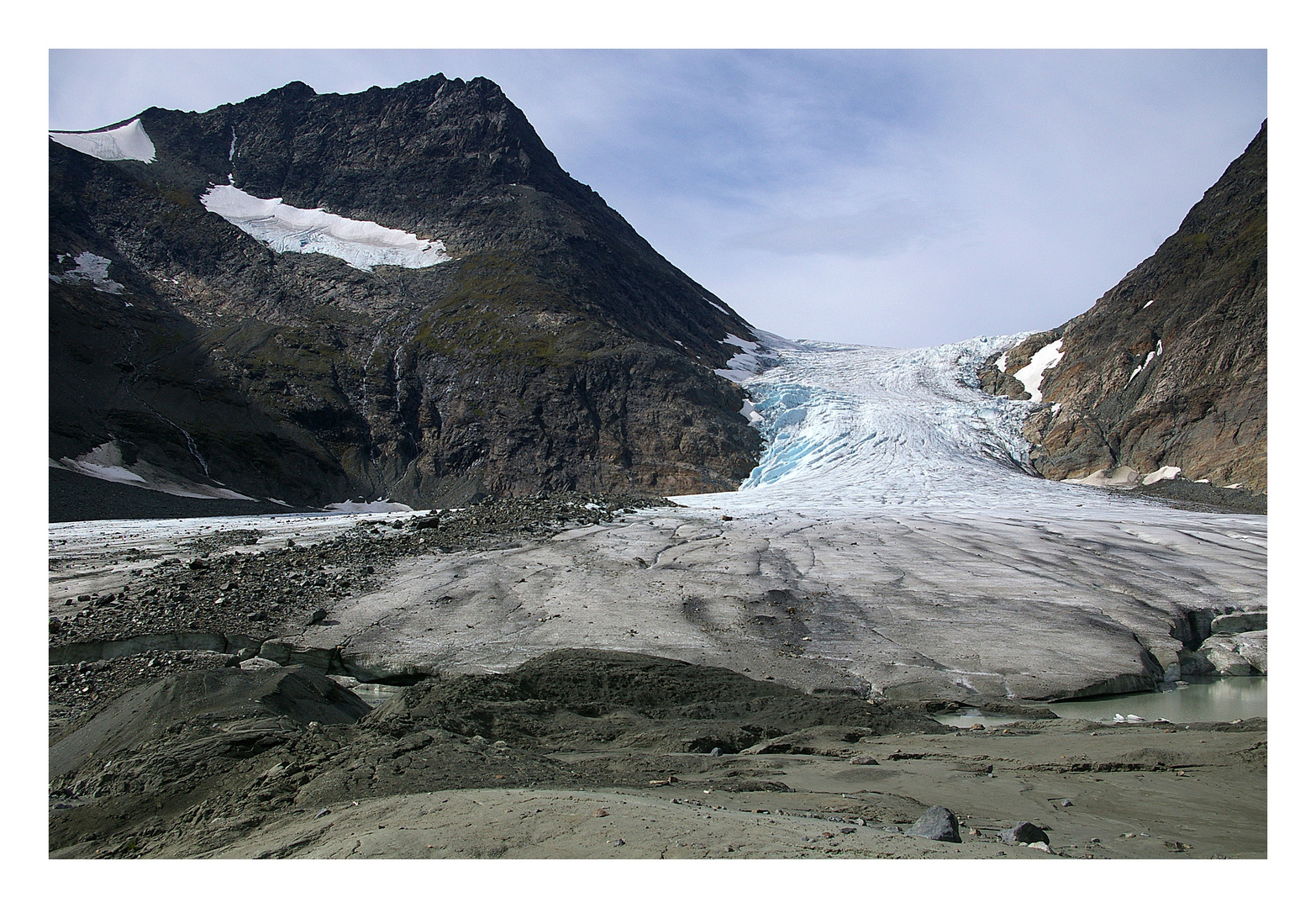 Steindalsbreen, Lyngenalpen, Norwegen