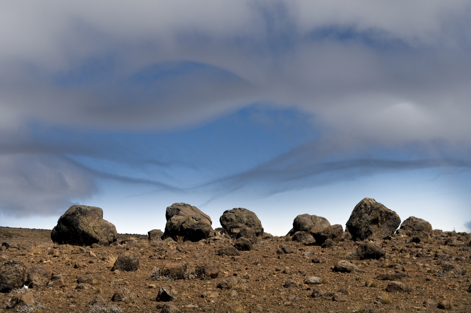 Steine am Kilimanjaro