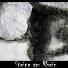 Steine am Rhein