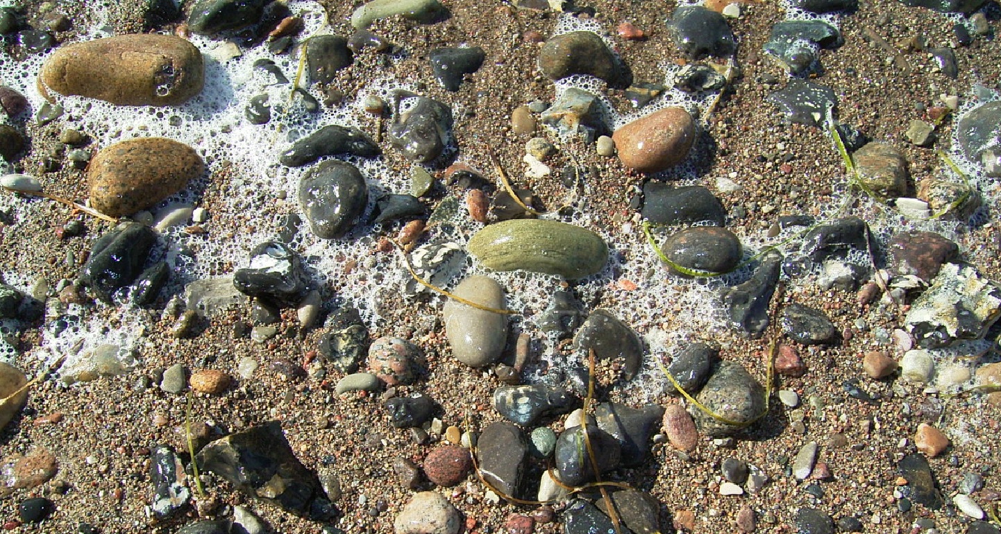 Steine am Strand 