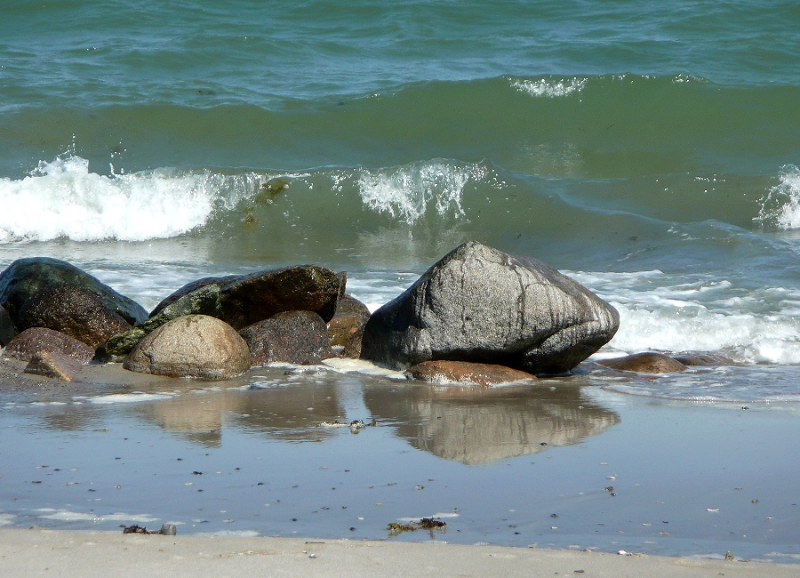 Steine am Strand