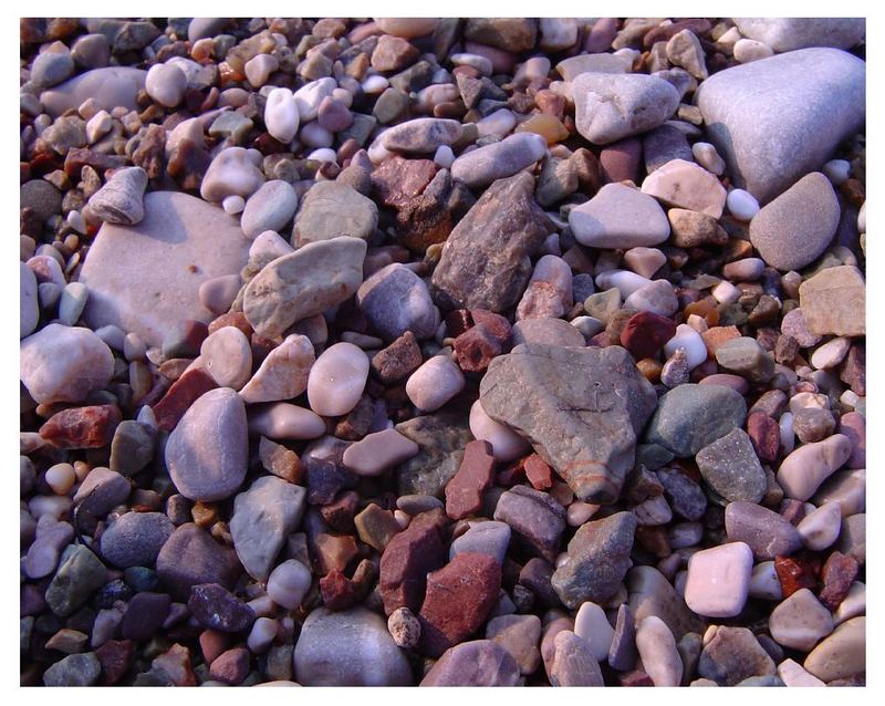 Steine am Strand...