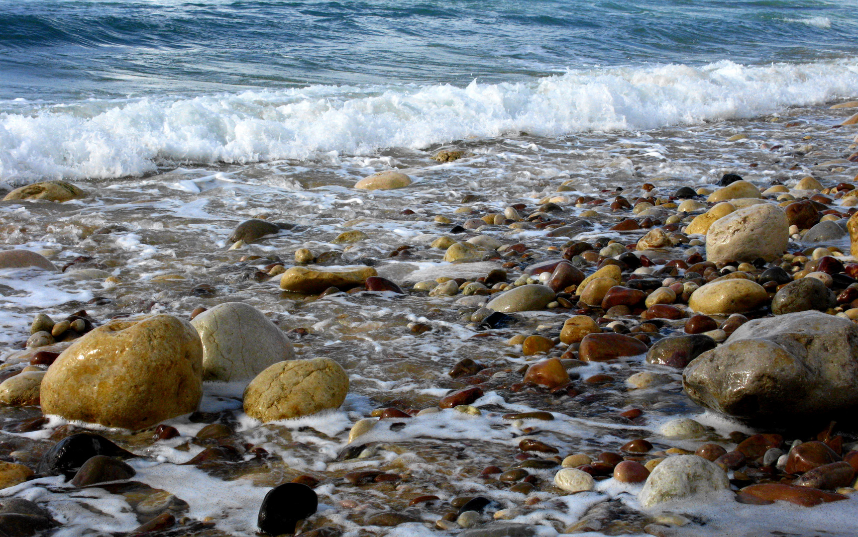 Steine am Strand