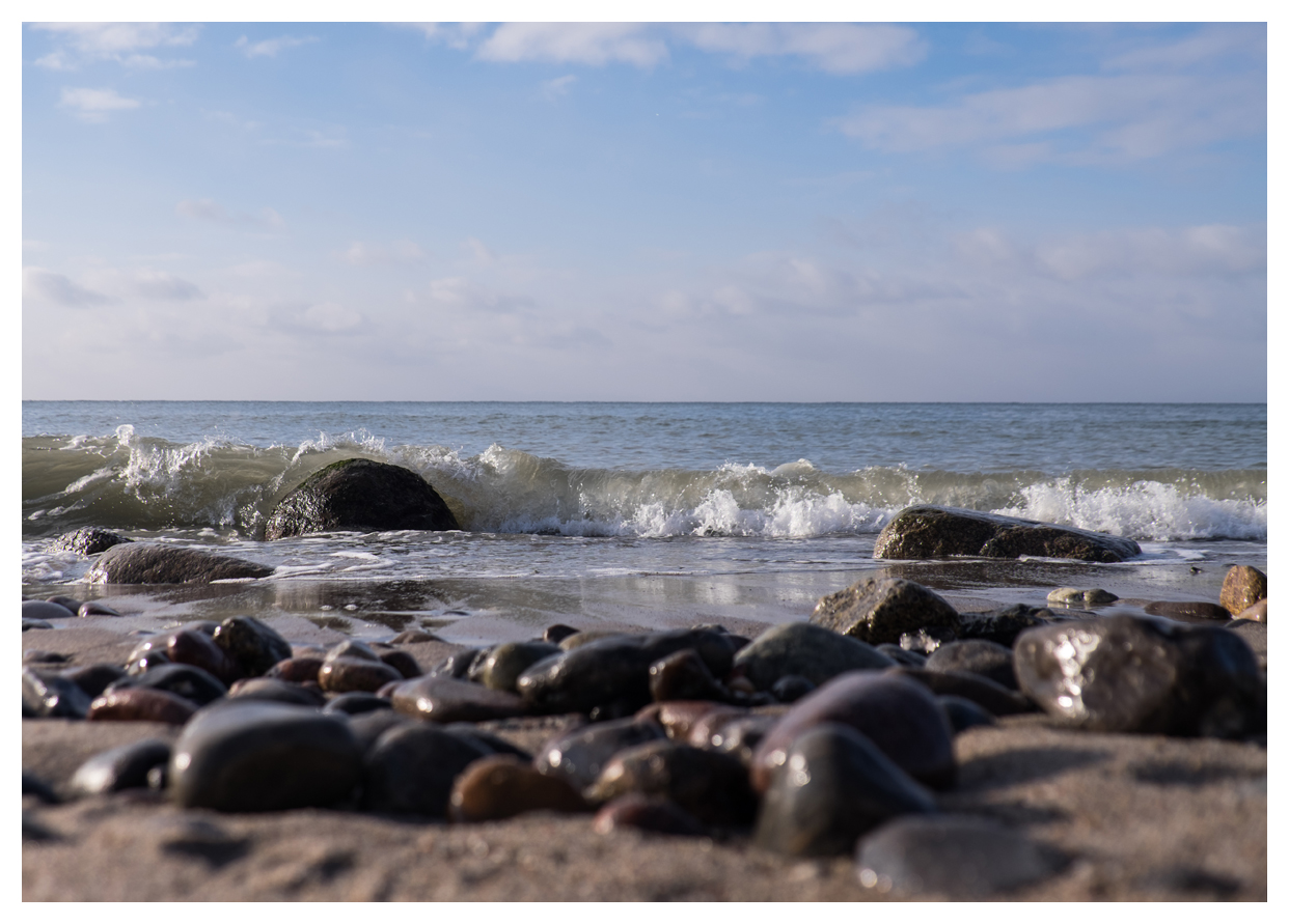 Steine am Strand