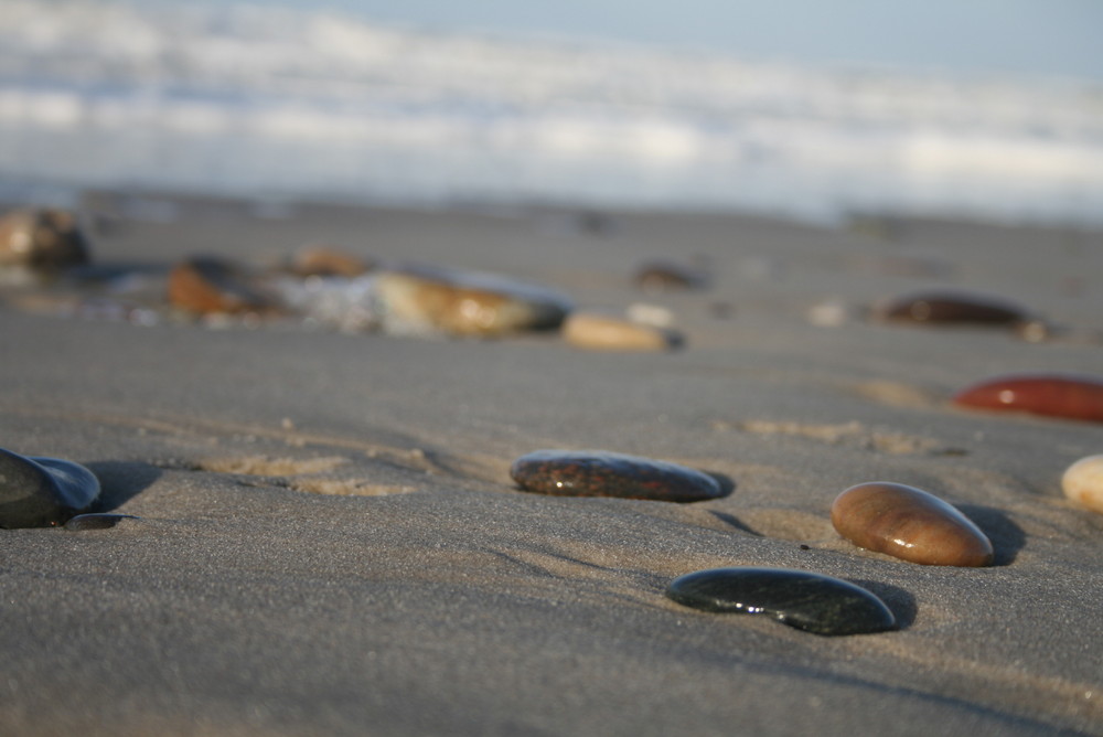 Steine am Strand