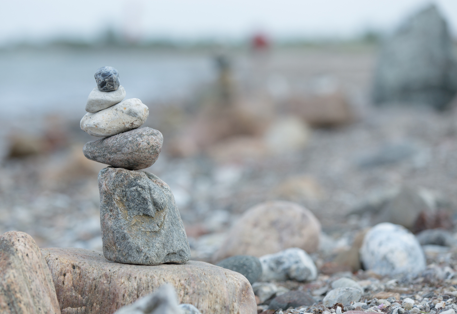 Steine am Strand