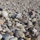 Steine am Strand von Spey Bay