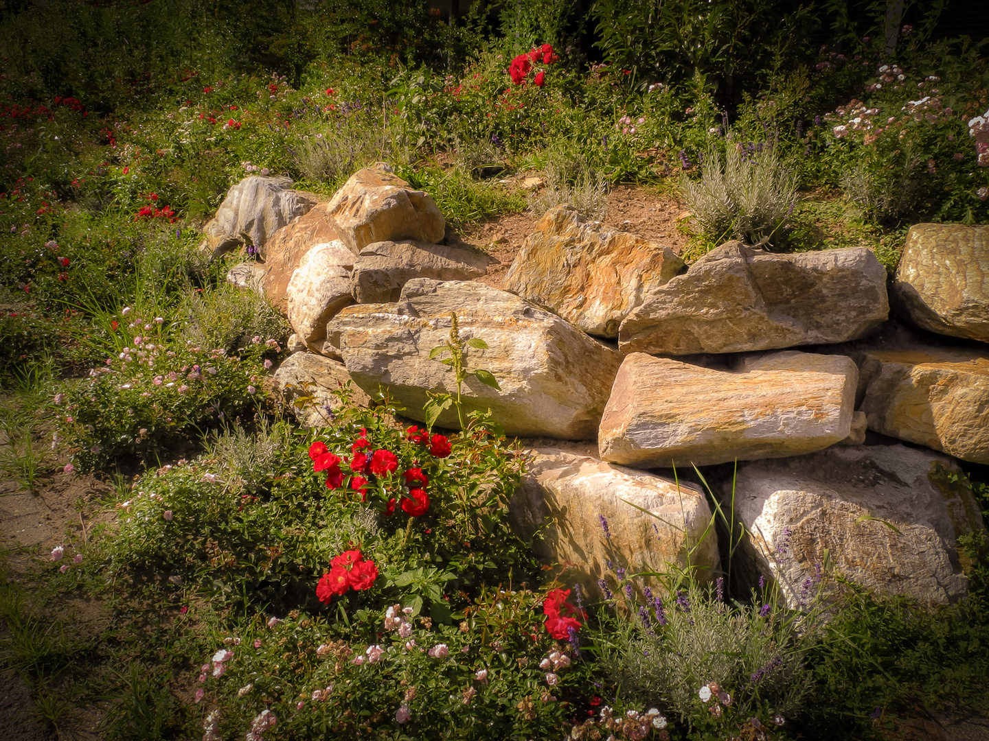 Steine am Wegesrand