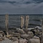 Steine, Holz und Meer