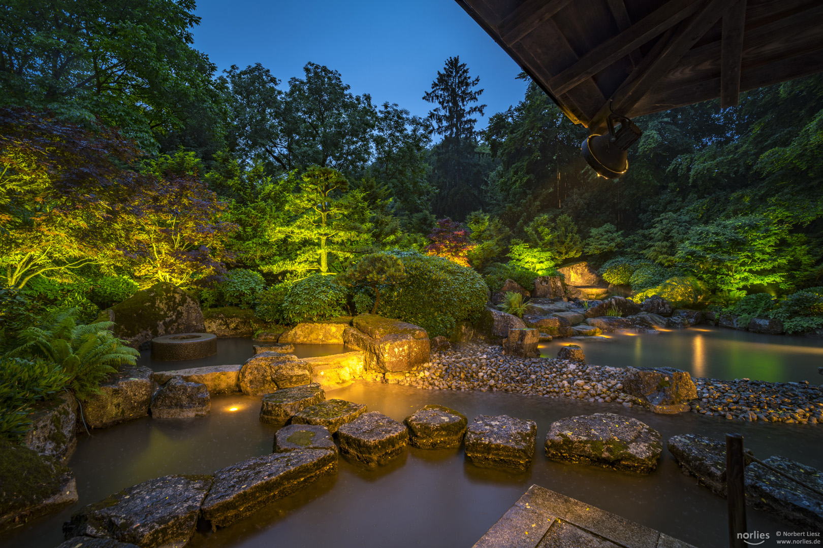 Steine im Japangarten