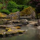 Steine im Japangarten