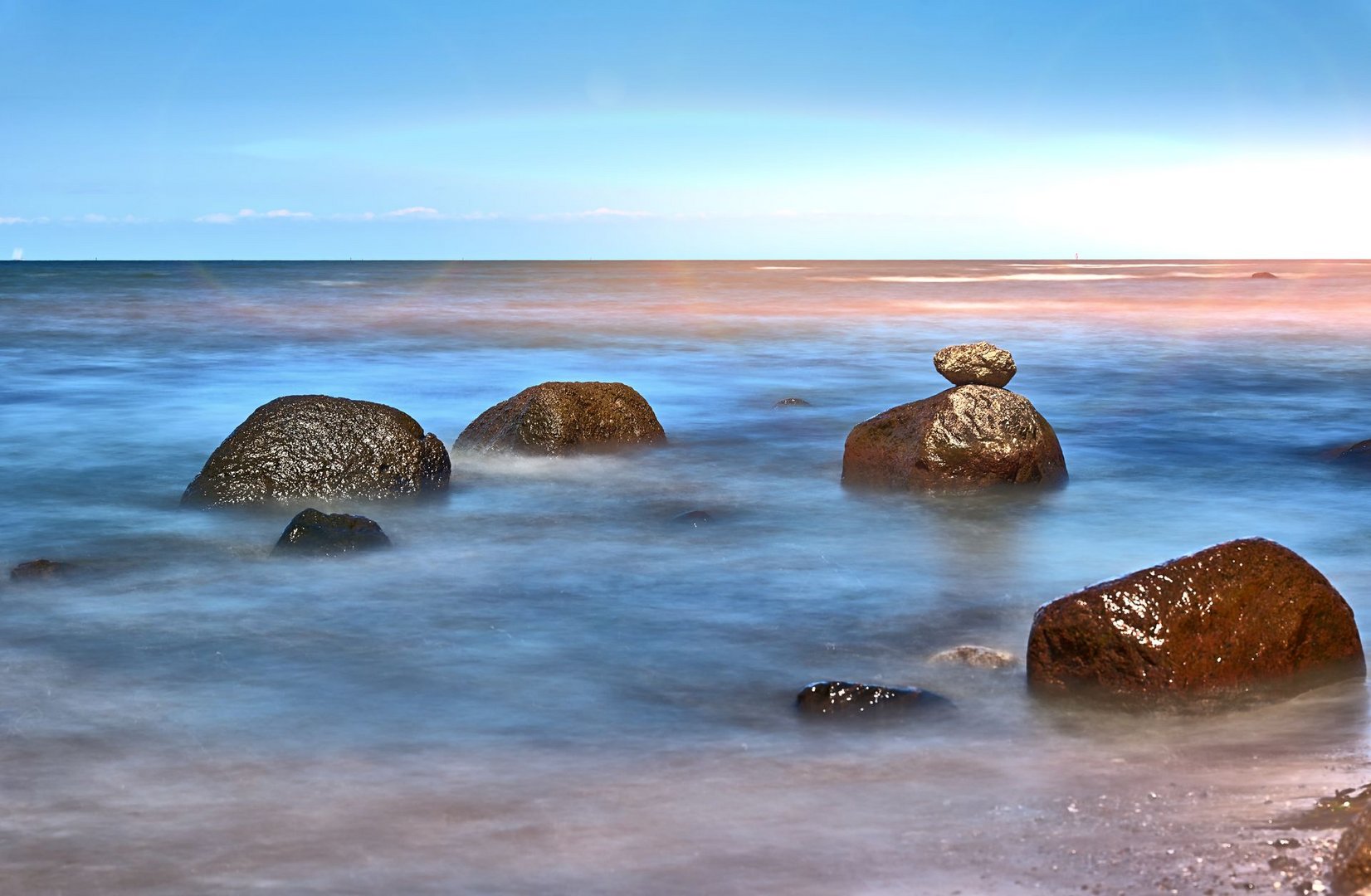 Steine im Meer