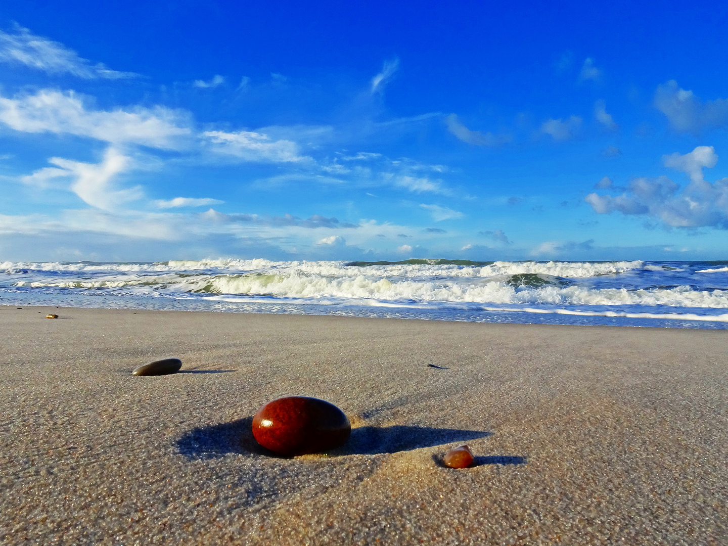 Steine im Sand