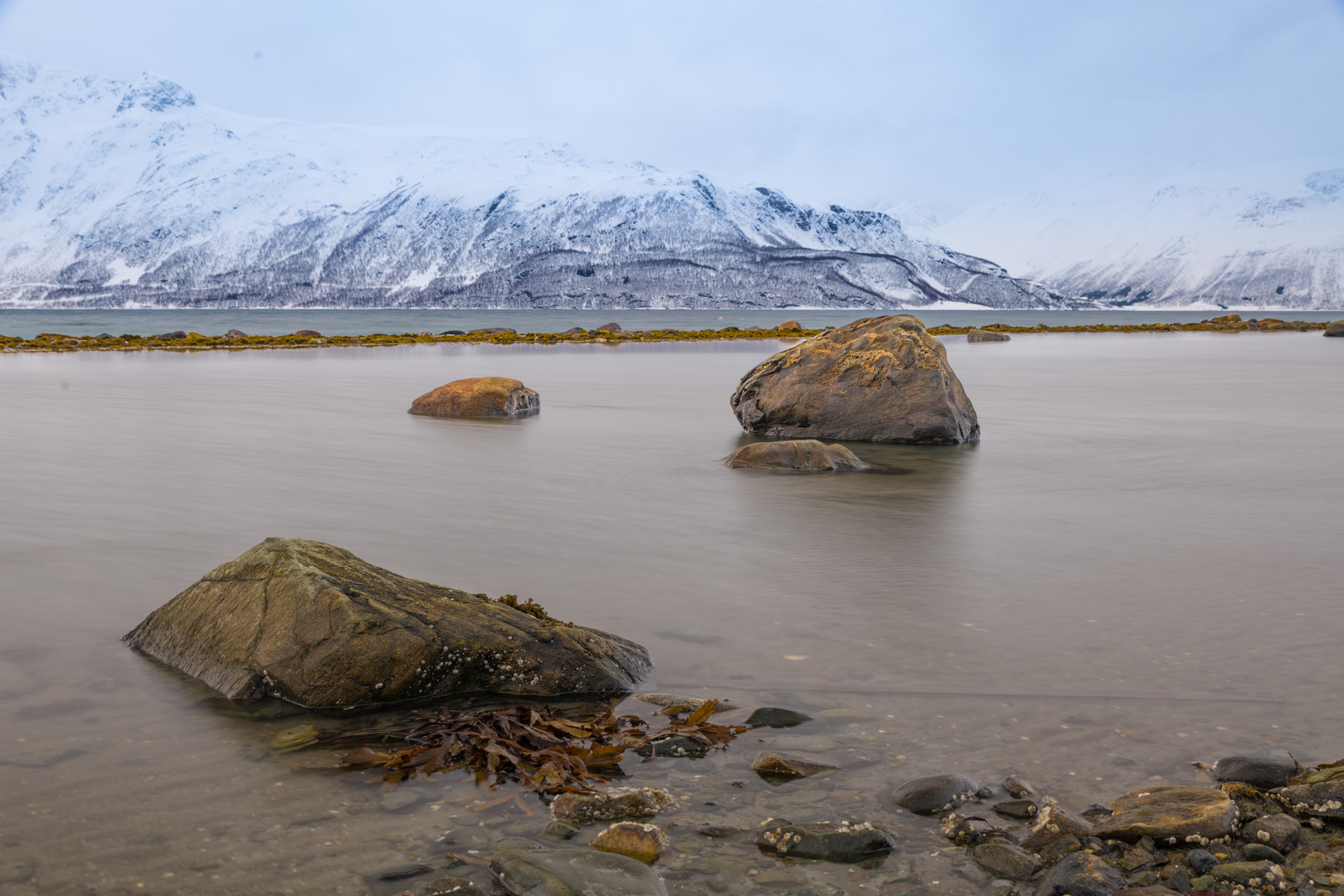 Steine im Ullsfjord