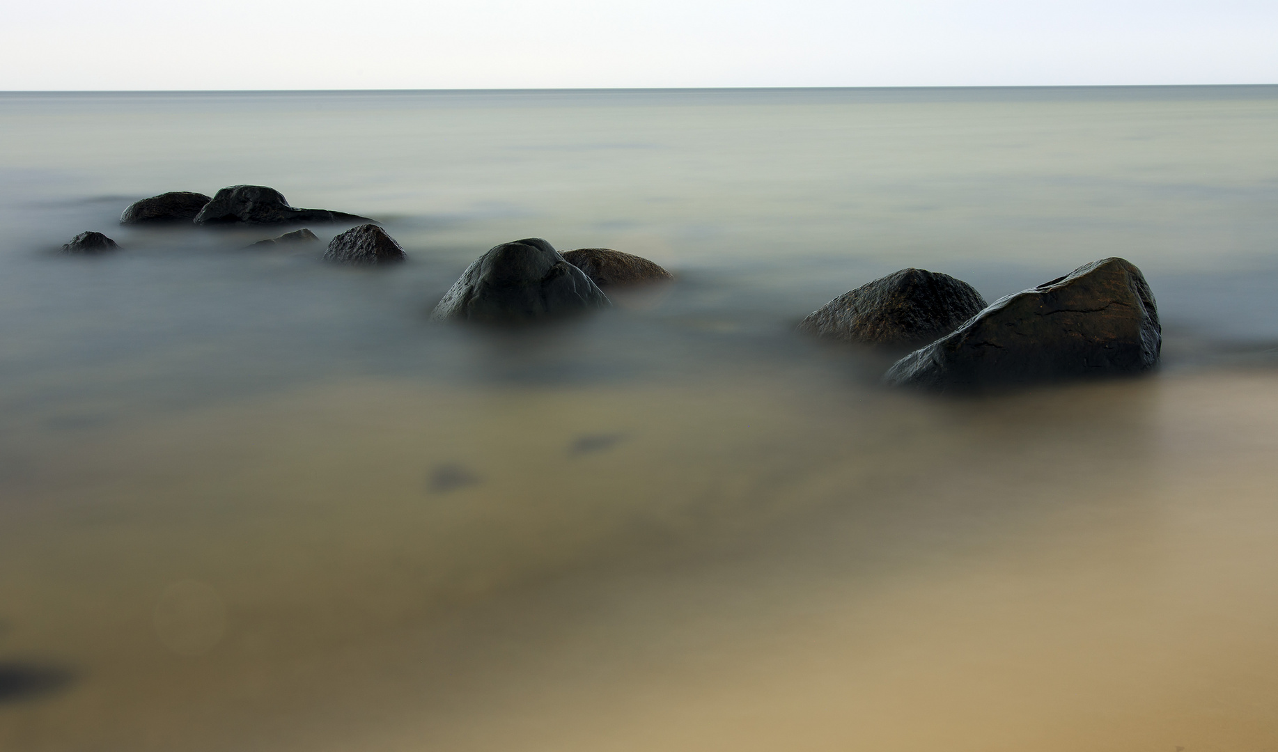 Steine im Wasser