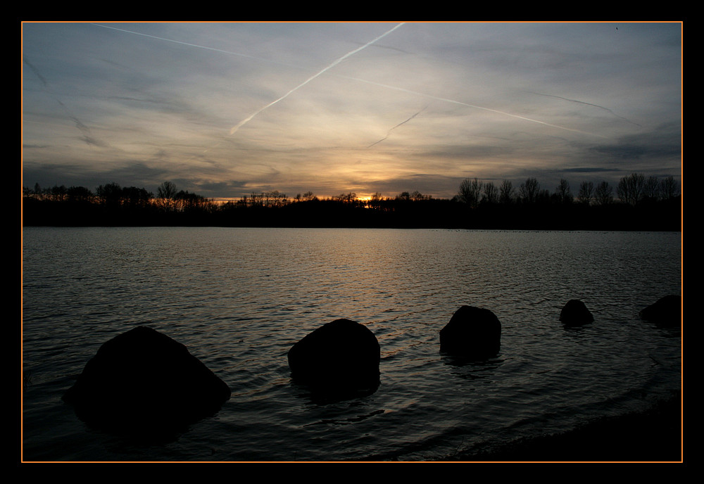 Steine im Wasser